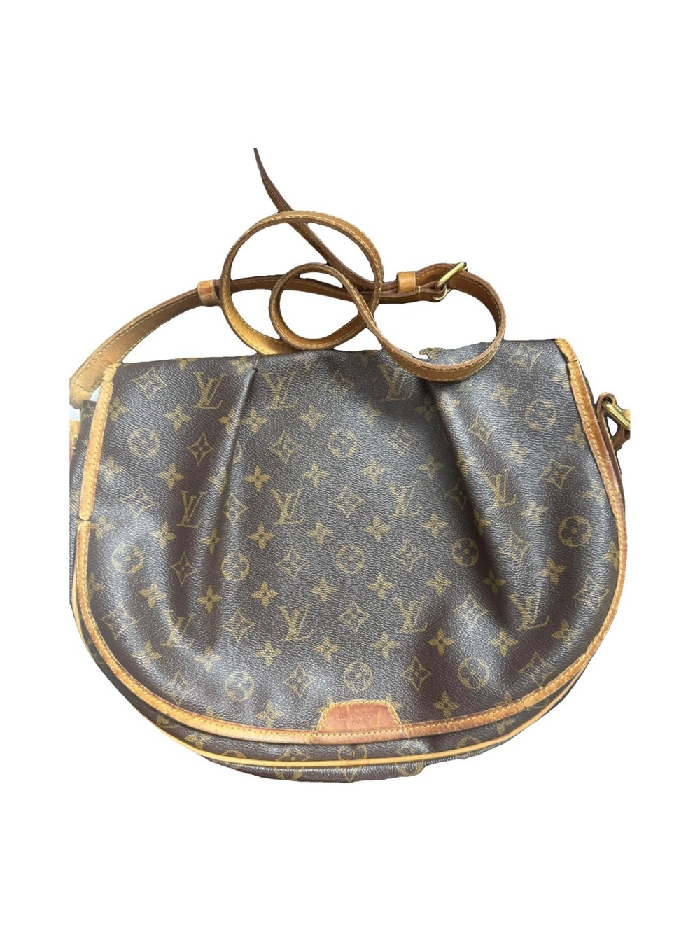 Louis Vuitton Monogram Canvas Crossbody in Brown and Tan